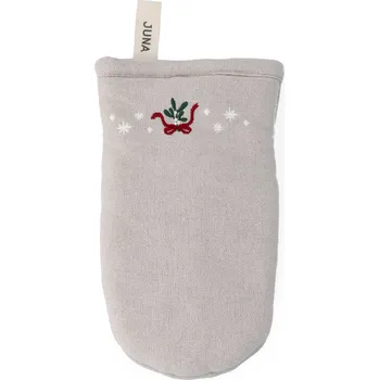 Chňapka JUNA Vyšívaná chňapka Mistletoe White