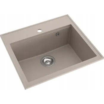 Granitový dřez Jednokomorový dřez Milo Emporio granit béžový