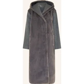 Dámský kabát Boss Dámský Vlněný Kabát Cosfur Ze Směsi Materiálů S Umělou...