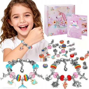 kreativní sada Sada na výrobu náramků, šperků a náhrdelníků DÁREK DIY Kreativní