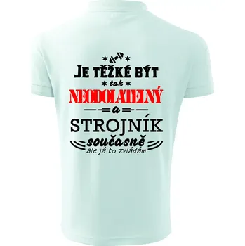 Pánská košile Je těžké být neodolatelný strojník - Polokošile pánská Pique Polo 203 - 3XL ( Frost )