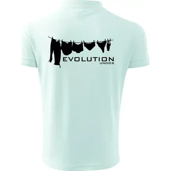 Pánská košile Evoluce spodního prádla - Polokošile pánská Pique Polo 203 - S ( Frost )