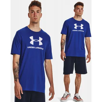 Pánské bavlněné tričko Under Armour sportovní modré vel. M