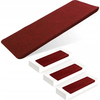 Nášlap na schod PODLOŽKY OCHRANNÉ KRYTY OBDÉLNÍKOVÉ BÍLÉ ROHOŽE NA SCHODY