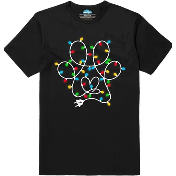 Pánské tričko Pánské tričko Rozsvícená Psí Tlapka (Velikost: S, Barva: Černá)