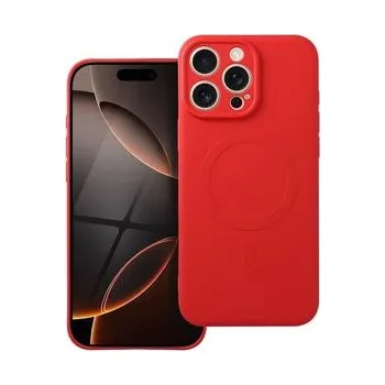 Pouzdro na mobilní telefon Kryt SILICONE MAG COVER kompatibilní s MagSafe pro IPHONE 16 Pro Max červený - OEM + zdarma možnost vyzkoušet a vrátit zboží do 30 dní