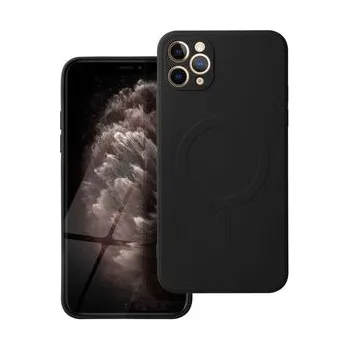 Pouzdro na mobilní telefon Kryt SILICONE MAG COVER kompatibilní s MagSafe pro IPHONE 11 Pro Max černý - OEM + zdarma možnost vyzkoušet a vrátit zboží do 30 dní