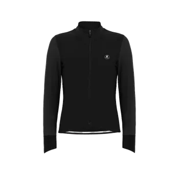 Cyklistické oblečení Dres PISSEI Monviso Invernale Nero XXL