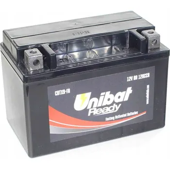 Motobaterie AKUMULÁTOR UNIBAT CBTX9-FA L+ 8Ah YTX9