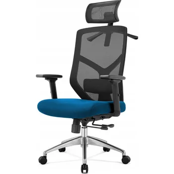 Ergonomická kancelářská židle Rosa, tmavě modrá ANGEL