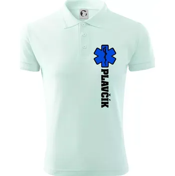 Pánská košile Hvězda života - Plavčík - Polokošile pánská Pique Polo 203 - XL ( Frost )