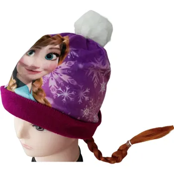 Čepice Sun City Čepice FROZEN S COPEM zimní růžová Barva: Růžová, Velikosti: 52