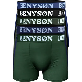 Boxerky Pánské boxerky Mára 5pack – jednobarevné 7123 XXL vícebarevná