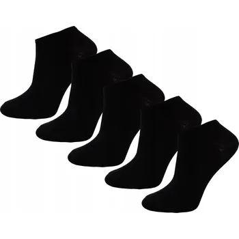 Pánské ponožky Dětské černé Ponožky , vícebalení 5 kusů, Ponožky na nohy 023/026 Mokida XMX