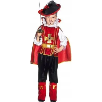 Karnevalový kostým KOSTÝM MUŠKETÝR D'ARTAGNAN VELIKOST 110