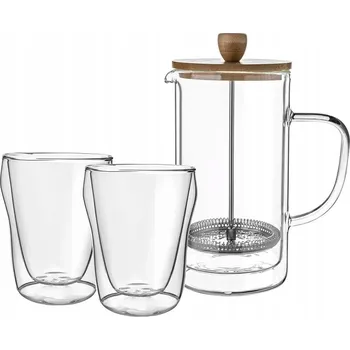 Sklenice Sklenice na latte Florina 1 ml 3 ks