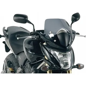 Motodíl Kryt světlometu s plexi HONDA CB 600 HORNET (07-10) 33,5 x 40,5 CM ZATMAVENÝ S DRŽÁKEM