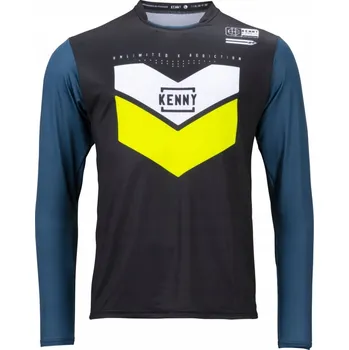 cyklistický dres KENNY RACING CYKLISTICKÝ TEPLÁKOVKA MTB MODEL PROLIGHT LIME/ČERNÁ VELIKOST XXL