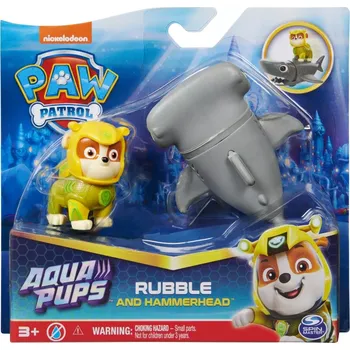 Figurka SPIN MASTER Paw Patrol Aqua Vodní kamarádi Rubble