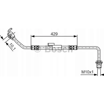 Brzdová hadice Bosch 1 987 476 510 Brzdová hadice