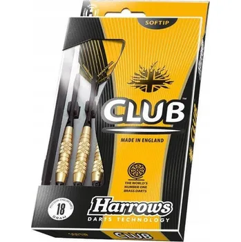 Šipky Harrows Club Brass Softip 3 ks