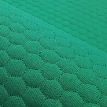 Moto bunda Zelená Oxford prošívaná Látka v metráži na Potahy, Ochranná a Odolná