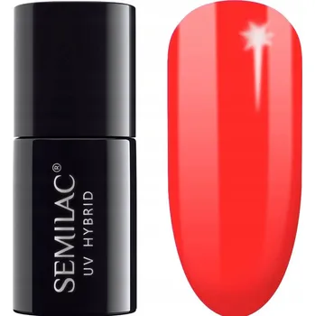 Lak na nehty Hybridní lak barevný Semilac 570 Neon Watermelon 7 ml