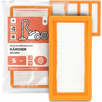Filtr do vysavače 5x FILTR do VYSAVAČE Kärcher DS 5.800 Vzduchový Omyvatelný FILTRY EM-W