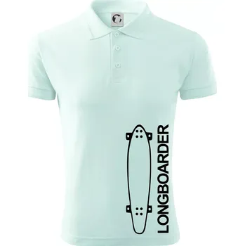 Pánská košile Longboard na výšku - Polokošile pánská Pique Polo 203 - 5XL ( Frost )