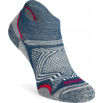 Pánské ponožky Ponožky ponožky Bridgedale Hike UL T2 Coolmax Perfo Low - tmavě modrý denim 38-40