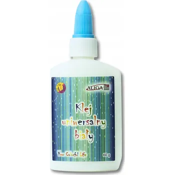 Kancelářské lepidlo Univerzální silikonové lepidlo bílé Aliga 60g KL-1741