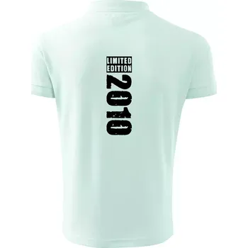 Pánská košile Limited edition 2010 pruh - Polokošile pánská Pique Polo 203 - XL ( Frost )