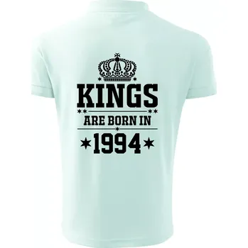 Pánská košile Kings are born in 1994 - Polokošile pánská Pique Polo 203 - XL ( Frost )