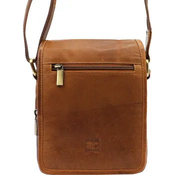 Pánská kožená taška Nordee MSD-03 GM10 hnědá