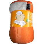 SVITAP sleep well Deka mikrovlákno Ovce prošev oranžová 150x200 cm