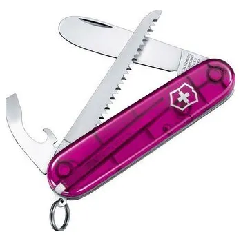 Multifunkční nůž Victorinox 0.2373.T5 My First multifunkčný nôž pre deti, transparentná ružová, 9 funkcií