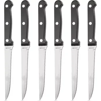 Kuchyňský nůž Koopman 44282 Sada 6 ks steakových nožů Excellent 21 cm