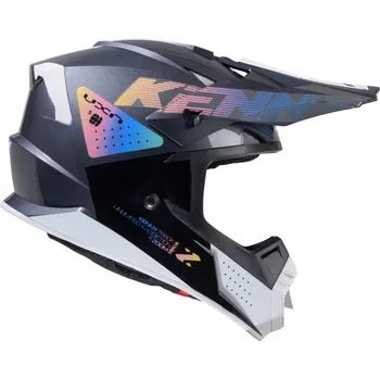 Moto oblečení KENNY RACING 2025 CROSS/ENDURO PŘILBA MODEL TRACK GRAPHIC ZOOM ČERNÁ (2XL)