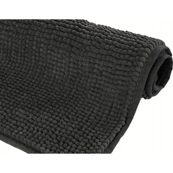 Koupelnová předložka Koupelnová předložka Madura Protiskluzová Měkká Šedá Grafitová 40x60 cm