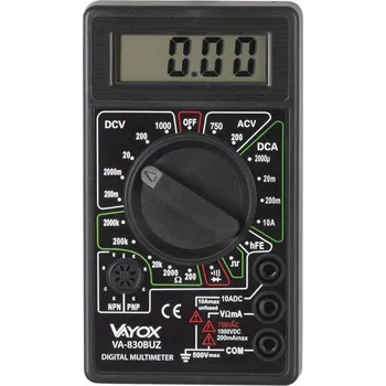 Multimetr Ruční multimetr Vayox VA-830BUZ