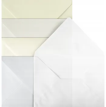 Obálka Obálky C5 dárková sada na pozvánky, přání, svatba, křtiny, 20 ks