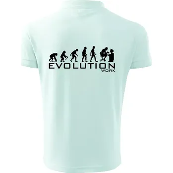 Pánská košile Evoluce práce - Polokošile pánská Pique Polo 203 - 5XL ( Frost )
