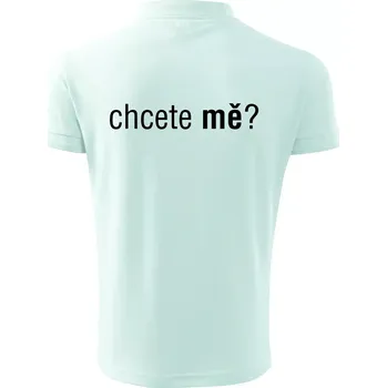 Pánská košile Chcete mě? - Polokošile pánská Pique Polo 203 - 3XL ( Frost )