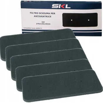 5x Pěnový filtr do sušičky Candy CSO DXO EVO GVS Hoover Kendo 40006731