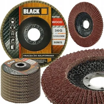 Brusný kotouč SADA 10x LAMELOVÝ BRUSNÝ KOTOUČ 125 mm, Zrnitost P80