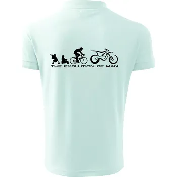 Pánská košile Evolution of man (Enduro) - Polokošile pánská Pique Polo 203 - 3XL ( Frost )