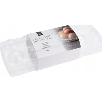 Dóza na potraviny NÁDOBA NA VEJCE, vložka na vejce, 12 KS, UZAMYKATELNÁ