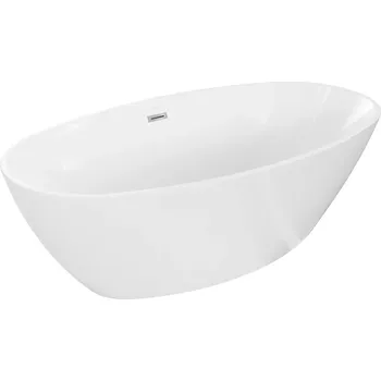 Vana MEXEN - ERIS vana volně stojící 180x95, bílá, bez krytky přepadu a zátky 53441809500-SS