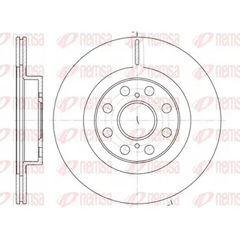 Brzdový kotouč Remsa 6961.10 Brzdový kotouč