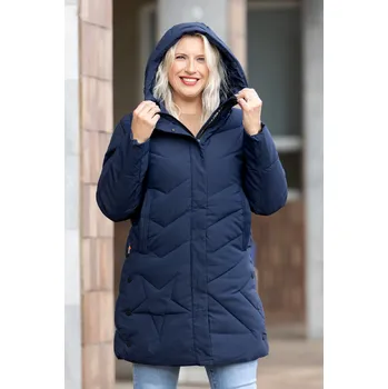 Dámský kabát Temster Zimní kabát COMET [23929] Barva: Tmavě modrá, Velikost: L